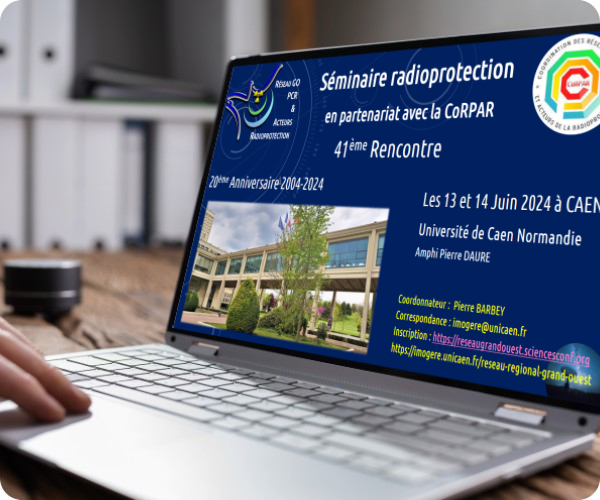 Inscription et programme pour le séminaire radioprotection